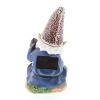 Gardening Gnome Solar Garden Statue