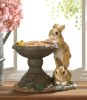 Playful Bunnies Bird Feeder