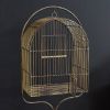 Antique Brass Birdcage with Stand