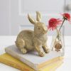 Gold Rabbit Statue