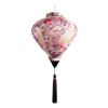 12" Chinese Cloth Lantern Pink Floral Traditional Festival Lampshade Decorative Hanging Paper Lantern