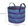 Waterproof Round Hamper Laundry Basket Storage Bin Organization Collapsible Foldable Toys Clothes