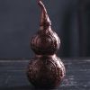 500ml Red Bronze Gourd Ceramic Wine Bottle Chinese Style Wine Jar Wine Jug Antique Empty Wine Vase Flask Flagon