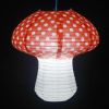 8 Inches 2 Pcs Chinese Style Paper Lantern Mushroom Decorative Hanging Lanterns for Garden Party Decoration