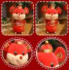 1 Pair Happiness Mouse Plush Stuffed Toy for Festival Bed Sofa Decoration