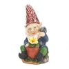 Gardening Gnome Solar Garden Statue