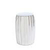 Silver Decorative Stool