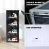 Magnetic Drop Side Shoe Box w/ Sensor LED Light