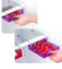 Refrigerator Pull out Bins - Hanging Retractable Fridge Shelf - Fridge Drawer - Storage Organizer Box